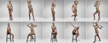Nude Poses for Drawing - 37 photos