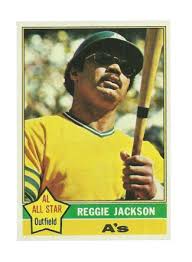 Within five years, those words came true. 1976 Topps Reggie Jackson Oakland Athletics 500 Baseball Card For Sale Online Ebay