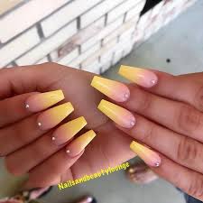 Shop with afterpay on eligible items. Summer Yellow Coffin Nails
