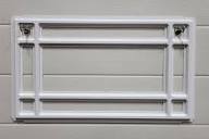 HOLMES Prairie 510 Window Inserts /Short Panel Garage Door White ...