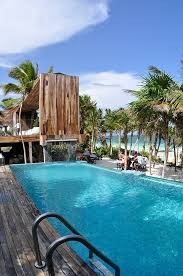 On this trip, my friends and i visited the dreams tulum resort and spa to celebrate a friend's wedding. Bt 270111 06 Contemporist Tulum Resorts Resort Dream Pools