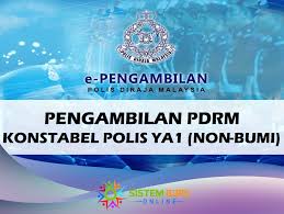 Terima kasih kerana membaca dan menyemak jawatan kosong polis diraja malaysia (pdrm) (terbuka) selamat memohon dan semoga berjaya kami ucapkan, sila like facebook. Pengambilan Pdrm Konstabel Polis Ya1 Non Bumi