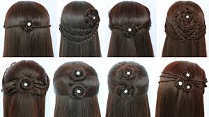 8 Quick And Easy Hairstyles For Open Hair Hairstyles For Girls Hair Style Girl Simple Hairstyle Gir Easy Hairstyles Open Hairstyles Girls Hairstyles Easy