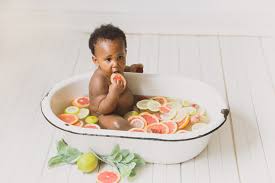 Fruit Bath Styled Cutepix Baby And Child Photography Port Elizabeth Baby boy having fun in bath smiling and playing with his mother who behind the camera in slow motion medium shot 4k footage. fruit bath styled