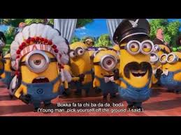 Despicable Me 2 Minions Ymca Song With Lyrics Youtube Minions Kid Movies Funny Animated Cartoon