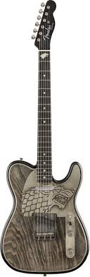 Wolfe guitars is the largest volume guitar shop in the palm beach county area! Fender Custom Shop Sigil Collection Game Of Thrones House Stark Telecaster Grey Wolf Raven Black Sweetwater
