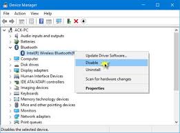To run it from a batch file: How To Turn Off Or Disable Bluetooth In Windows 10