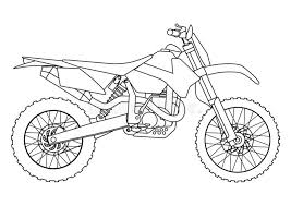 When ron finds a dirt bike at the bottom of a lake he can t believe his luck. Hand Draw Style Of A Vector New Motorcycle Illustration For Coloring Book Stock Vector Illustration Of Motorcycle Outline 97630309