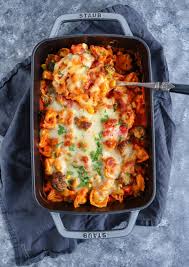 Schneller Tortellini Auflauf In 2020 Tortellini Auflauf Tortellini Rezepte