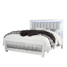 By linon home decor (79) new. Santorini Panel Bed W Led Lighting By Global Furniture Furniturepick