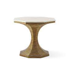 Hourglass Table Gold Side Table Furniture Table