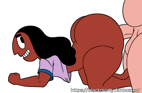Rule 34 Dev - 1boy 1boy1girl 1girls animated animated_gif breasts  canon_couple cartoon_network cartoonsaur connie_maheswaran  dark-skinned_female dark_hair dark_skin interracial naked nude nude_female  on_bed partial_male penetration sex ...