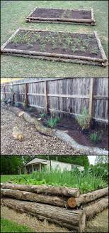 Build A Raised Garden Bed From Logs Diy Projects For Everyone Vegetable Garden Raised Beds Garden Beds Raised Garden