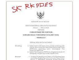 Check spelling or type a new query. Tim Penyusun Rkpdes 2021 Contoh Sk Tugas Berita Acara Unsur Dan Jumlah Honor Nya Format Administrasi Desa