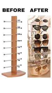 You can keep this in your room to spice up the using a piece of 2×4, the creator was able to make this amazingly outstanding sunglass rack. Diy Gold Sunglass Rack Home Item Gold Diy Diy Rack Diy