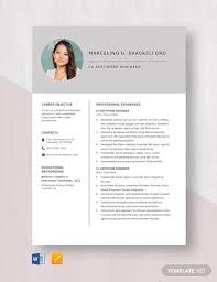 Harrison jones 98 corral drive edinburgh, scotland eh10 4bf cell: Free 13 Sample Software Engineer Resume Templates In Ms Word Pdf