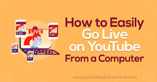 I feature coloring with copic markers and watercolor. How To Easily Go Live On Youtube From A Computer Social Media Examiner