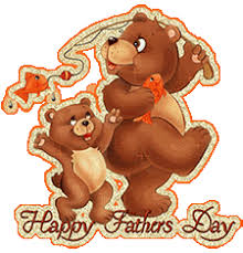 Happy father's day wagging text glitter graphic, greeting. Free Animated Father S Day Gifs Fathers Day Clip Art