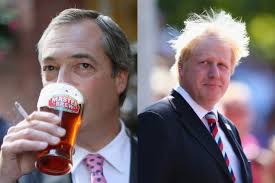 Image result for nigel farage and boris johnson + images