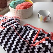 Black And White Striped Crochet Blanket Black And White Granny Stripe Blanket Striped Crochet Blanket Granny Stripe Blanket Granny Stripe Crochet