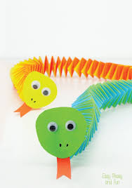 Accordion Paper Snake Craft Easy Peasy And Fun Snake Crafts Paper Crafts For Kids Animal Crafts For Kids