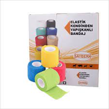 Sayberk Kendinden Yapışkanlı Bandaj Renkli 7,5 CM*4,5 M mavi