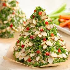 Holiday Tree Shaped Cheese Ball Recipe Recipe Holiday Cheese Holiday Appetizers Cheese Ball Recipes