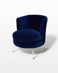 Whether drawn up to your dining table or rounding out your living room with an extra seat, a small side chair like this is a great option wherever you need it. Ch732 Mabel Blue Velvet Side Chair Prop Rental Acme Brooklyn