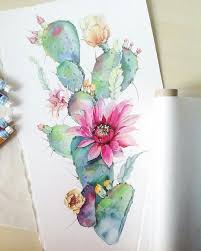 Free for commercial use no attribution required high quality images. Pin By Ellen Mcgill On å‚è€ƒå›¾ Watercolor Paintings Easy Watercolor Cactus Paintings