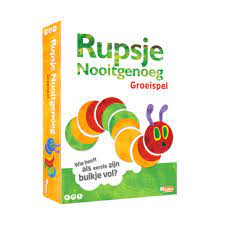 Eén kind speelt rupje nooitgenoeg. Rupsje Nooitgenoeg Groeispel