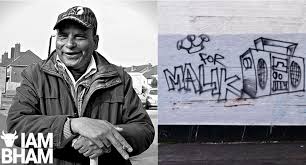 New Malik tribute painted in Small Heath after previous piece destroyed in  Digbeth
