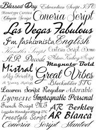 Cursive Fonts