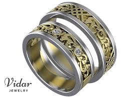 His And Hers Wedding Bands Matching Wedding Bands Set Diamond Wedding Bands Set Unique Ring Pair Matching Gold Ring Set Couple Ring Set Diamond Wedding Band Sets Matching Wedding Band Sets