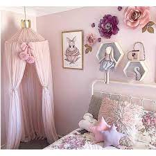 Kids Girls Bed Canopy Mosquito Net Curtains Decorative Baby Crib Curtain For Baby Toddlers And Teens Pink Walmart Com In 2021 Pink Bedroom Decor Girl Room Toddler Girl Room