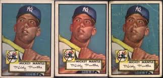 Mickey mantle cards printed by topps in 1952 feature mickey mantle's signature at the bottom surrounded by a yellow rectangle. 1952 Topps Mickey Mantle Rookie Card History Value