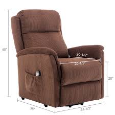 Bonzy Lift Recliner Power Lift Chair Soft And Warm Fabric With Remote Control For Gentle Motor Chocolate Find Out Mo Lift Recliners Recliner Recliner Chair