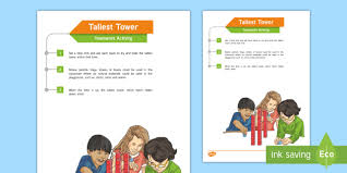 Team building games are an awesome way to get your team working together better. Build The Tallest Tower Team Building Activity
