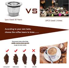 Gern auch in grösseren mengen. I Cafilas Wiederbefullbare Nespresso Kaffeekapsel Aus Edelstahl Zum Nachfullen Wiederverwendbare Refill Kapsel Kapseln Fur Nespresso Maschinen Espresso 2 Kapseln Amazon De Kuche Haushalt Wohnen