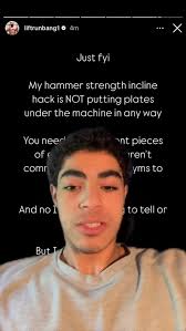 Paul Carter responded to my video about leaking hammer strength hack…  #yotalks #gym #hypertrophie #muscle #gains