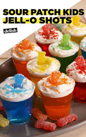 Prepare To Go Insane For These Sour Patch Jell O Shots Recipe Jello Shot Recipes Alcohol Jello Shots Alcohol Drink Recipes