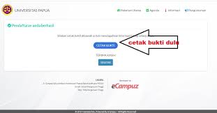 Ecampuz adalah sistem informasi akademik atau siakad berbasis cloud tanpa server online terintegrasi dengan forlap feeder dikti. Panduan Pendaftaran Online Universitas Papua Seleksi Lokal Omong Coro