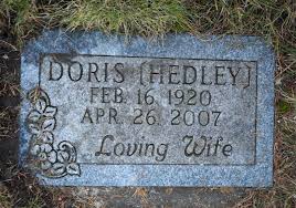 Doris Hedley Dunsmore McCaskill (1919-2007)