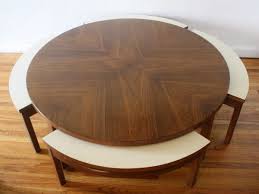 Mcm Game Table With White Seats 1 Mid Century Kitchen Table Coffee Table Coffee Table Inspiration