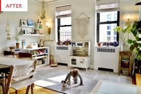 Apartment apartment therapy dining area interior house home soft rug home decor love home. Before After This Cleverly Rearranged One Bedroom Is Everything Apartment Therapy Stands For Small Apartment Living One Bedroom Apartment Living