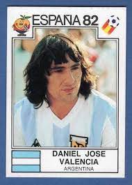 14,989 new cases and 474 new deaths in argentina  source updates. Daniel Jose Valencia Argentina Espana 82 World Cup Sticker 177 Valencia Argentina World Cup