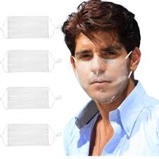 Total μασκα προστασιασ 1 χρησησ ffp2 (tsp412). Transparent Face Protection Masks 4pcs Msow