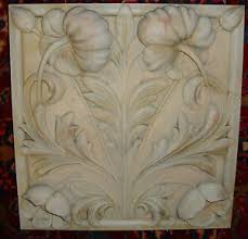 Maybe you would like to learn more about one of these? Poppy Wall Stone Relief Backsplash Tile Plaque Art Sculpture Home Kitchen Art Ebay