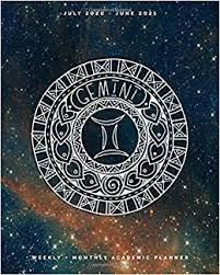 Gemini horoscope 2021 predictions reveal about the upcoming opportunities and challenges for natives of gemini zodiac sign in the year 2021. Amazon Com Gemini July 2020 June 2021 Weekly Monthly Academic Planner Gemini Zodiac Constellation Sign Calendar Agenda With Quotes Horoscope Mandala Zendoodle Galaxy Star Dust Sky 9798663014847 Pages Peechy Books