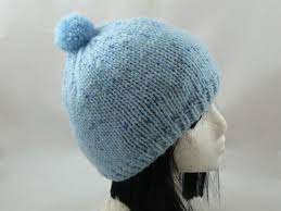 Basic Bobble Hat Free Knitting Pattern Knitted Bobble Hat Knitted Hat Knitting Patterns Uk Knitting Patterns Knitting