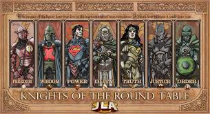 King Arthur X Justice League Jla Knights Of The Round Table Dc Comics Wallpaper Knight Medieval